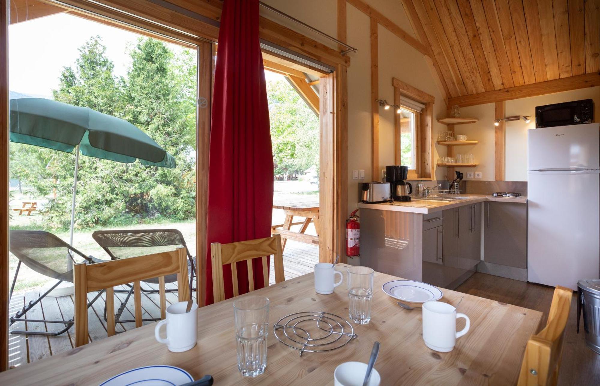 Huttopia La Clarée Val-des-Prés Esterno foto